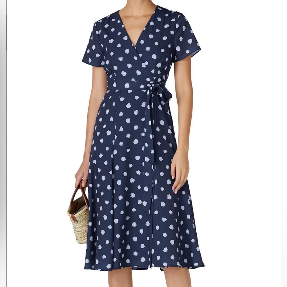 Slate and Willow Ditsy Floral Wrap Dress